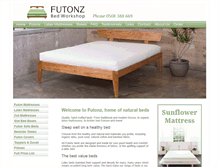 Tablet Screenshot of futonz.co.nz